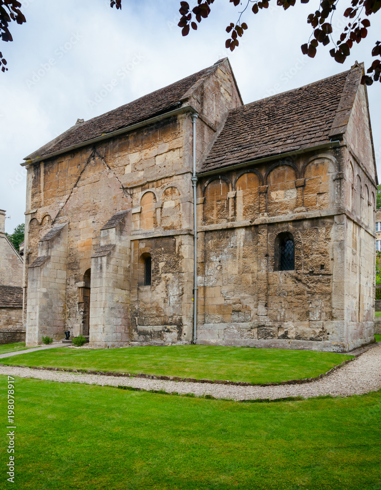 Anglo-Saxon St Laurences Church in Bradford-on-Avon Wiltshire Southwest England UK