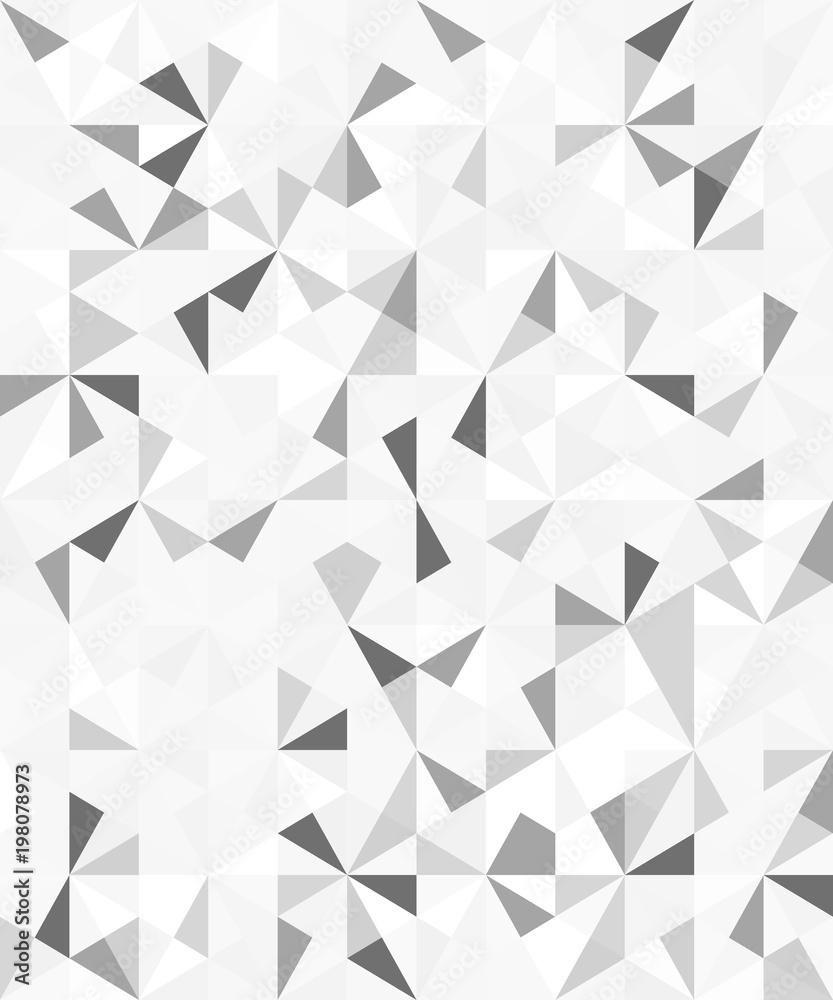 Abstract seamless pattern of triangles.