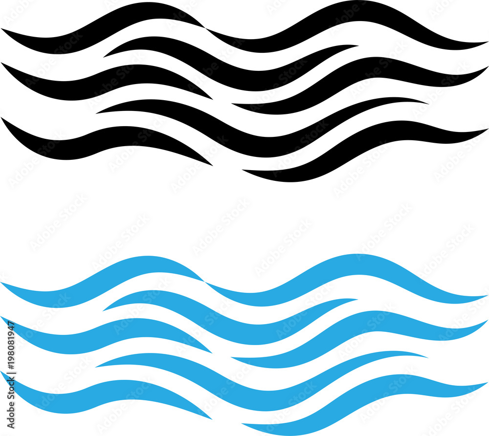Water Wave Icon, Water Wave Sign Water Wave Icon, Water Wave Sign