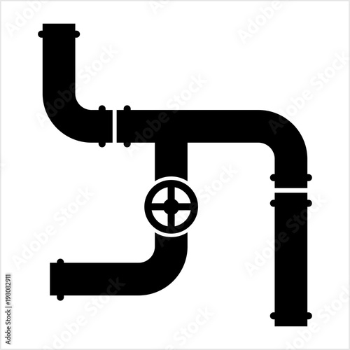 Pipe Icon, Pipe Fitting Icon