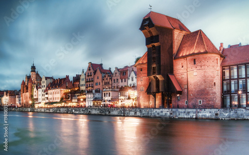 Gdansk view of the old town