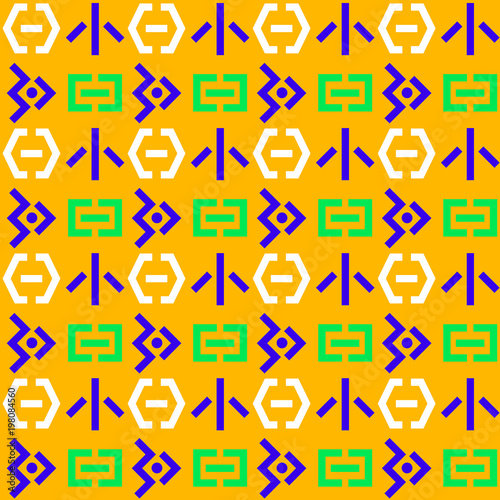 Space invaders seamless pattern. Suitable for screen, print and other media.