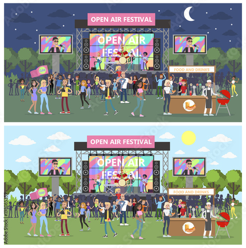 Open air festival.