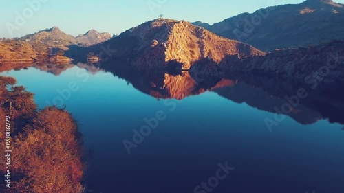 Mountain reflection on the lake