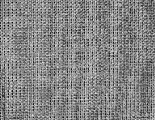 Texture of natural cloth burlap gray, matting. Background backdrop fabric for text.