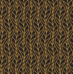 Fototapete Geometrische Blättermuster Abstraktes Blattmuster in moderner Textur  © daniela