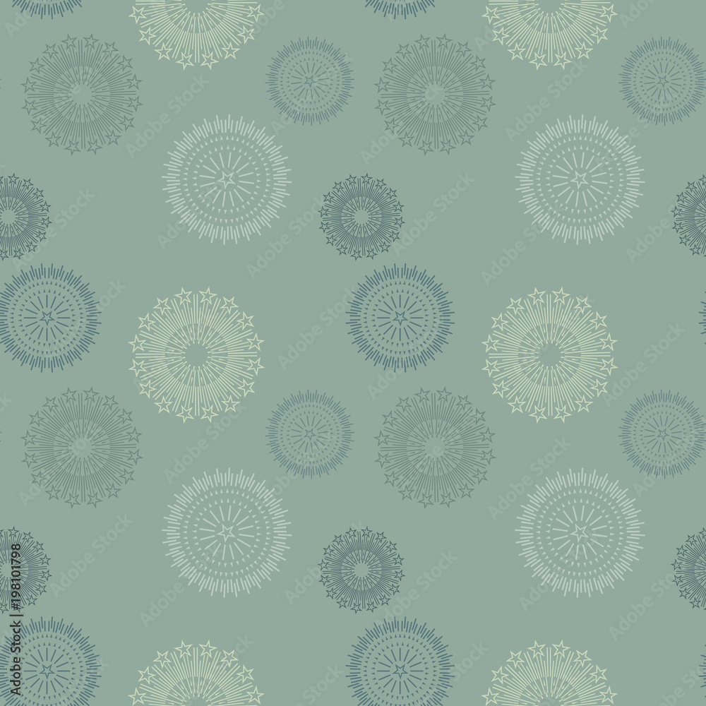 Firework illusion seamless pattern. Suitable for screen, print and other media. Firework illusion seamless pattern. Suitable for screen, print and other media.