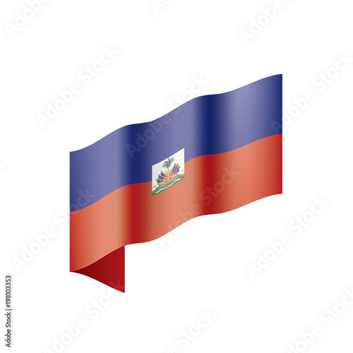 Wallpaper Mural Haiti flag, vector illustration Torontodigital.ca