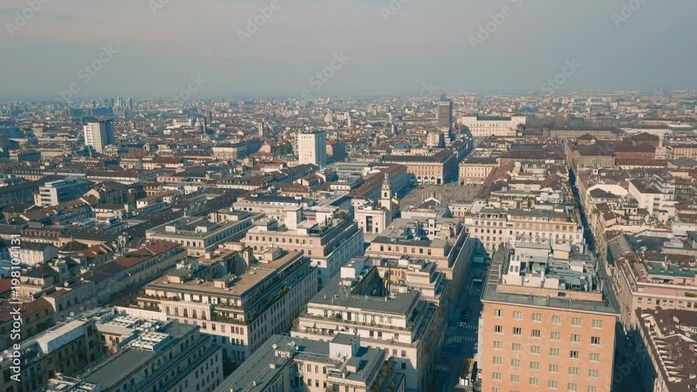 custom made wallpaper toronto digitalAerial view of Turin city at sunny day