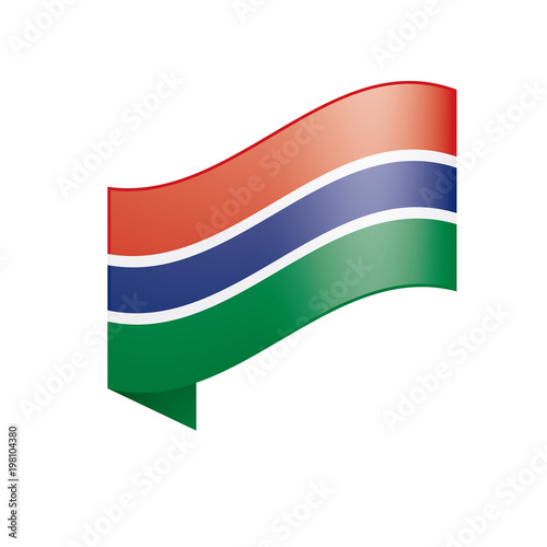 Free Download Gambia flag, vector illustration - GFXLoad