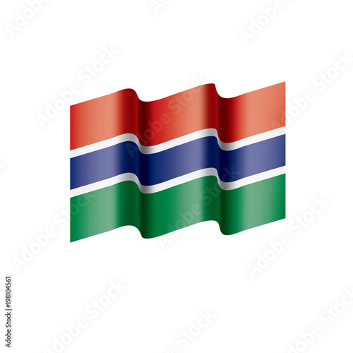 Free Download Gambia flag, vector illustration - GFXLoad