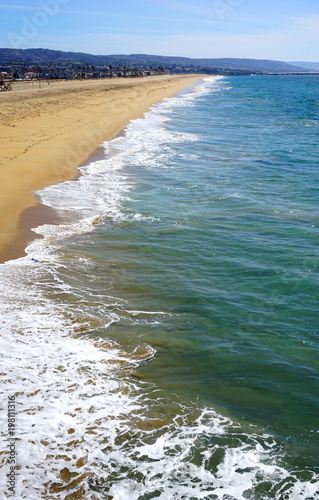 Orange County California Beach and waves