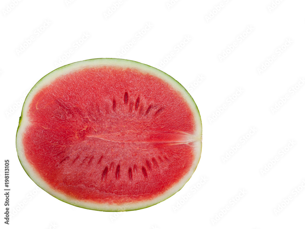Slice of watermelon isolated on white background. Slice of watermelon isolated on white background.