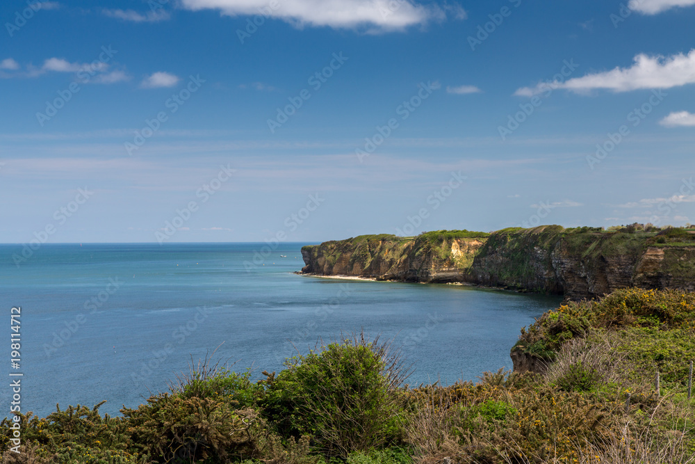 Peaceful Day on the Coast of Normandy, France Peaceful Day on the Coast of Normandy, France