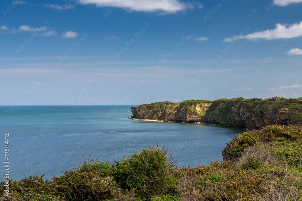 Peaceful Day on the Coast of Normandy, France