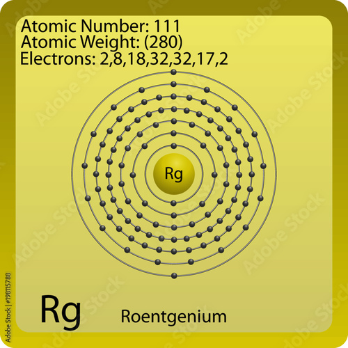 Roentgenium Atom