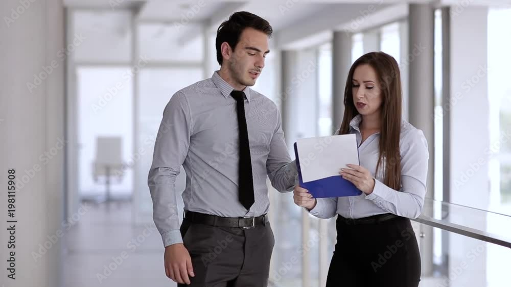 Young Colleagues Giving A High Five