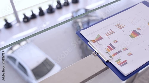Financial Report At Car Salon