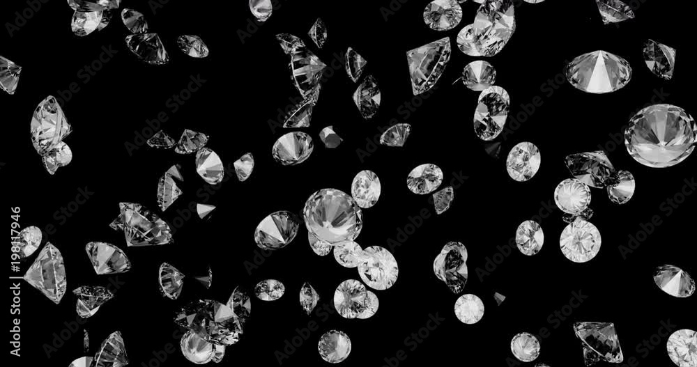diamonds falling diamonds falling