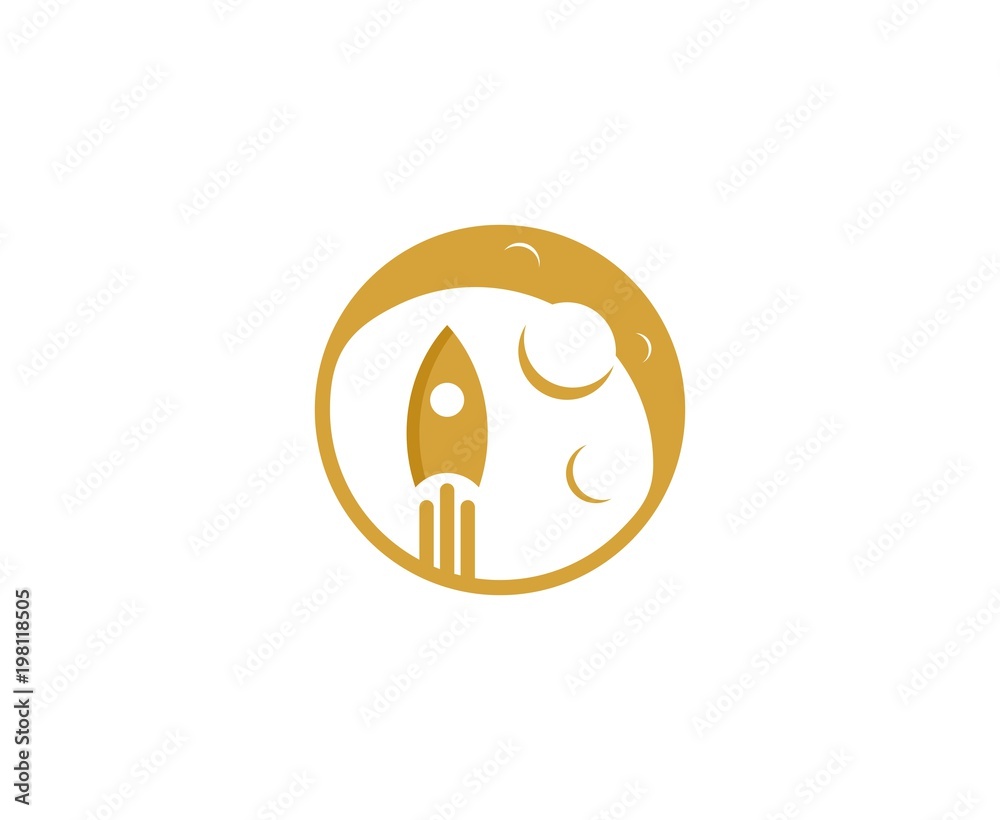 Obraz premium Rocket logo