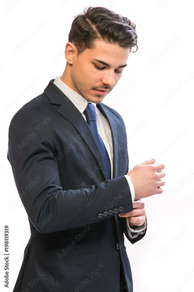 young business man in suit young business man in suit