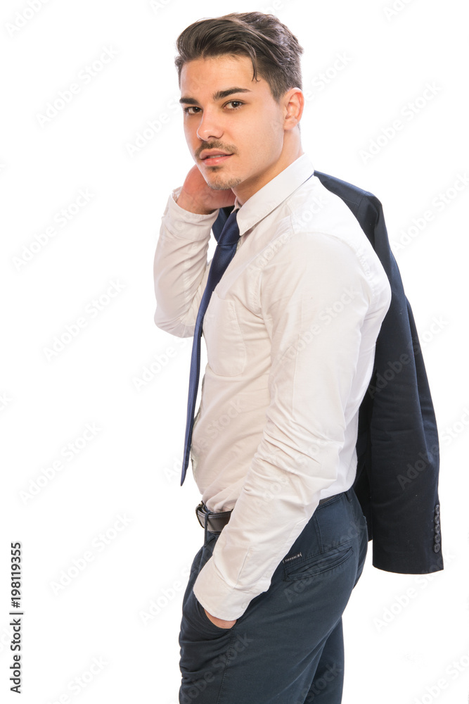 young business man in suit young business man in suit