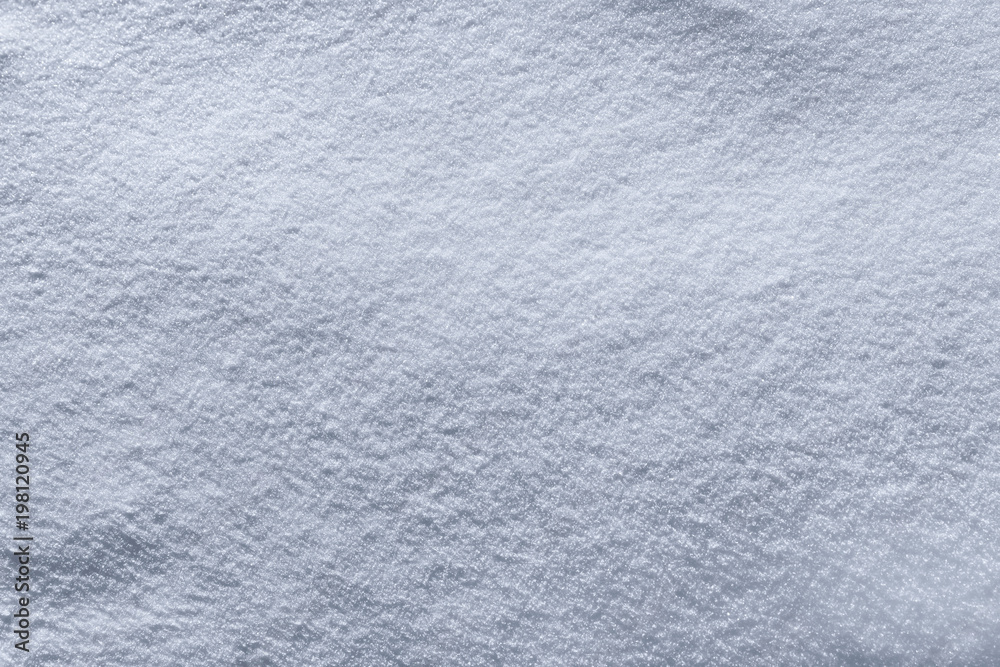 Obraz premium Shiny clean snow in wintertime