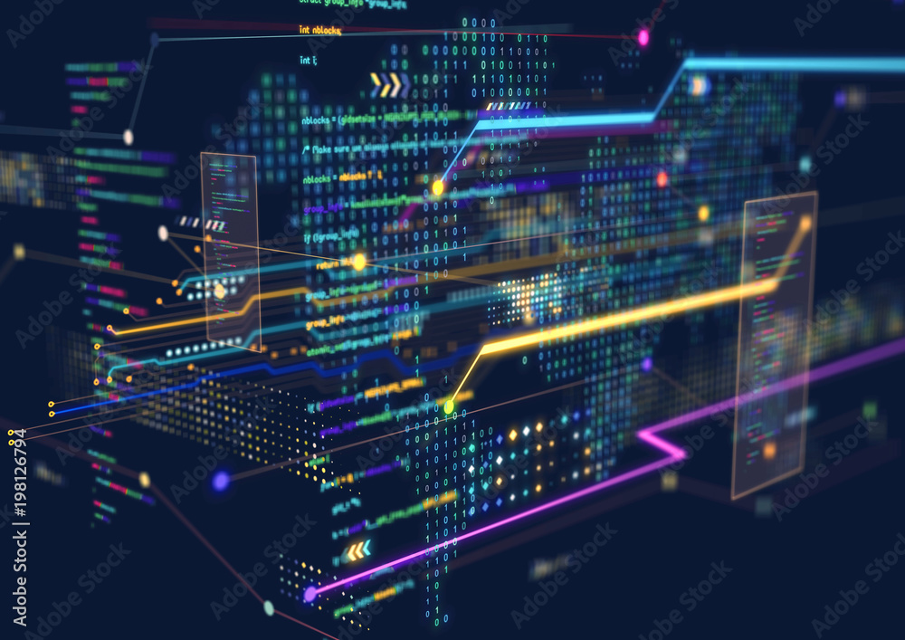 Abstract techno background. Abstract techno background.