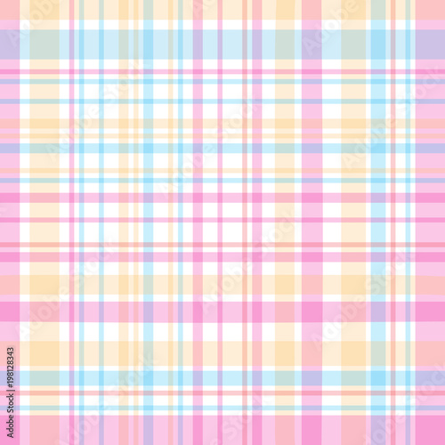 Tartan traditional checkered british fabric pattern