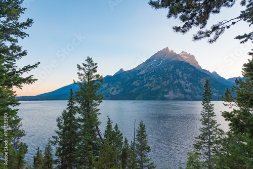 Tetons Over Jenny Lake