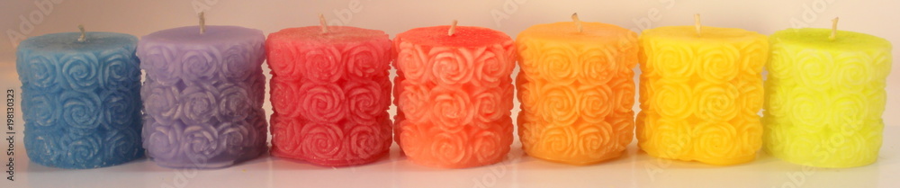 rainbow color candles rainbow color candles