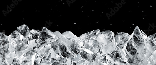 Billede på lærred ice blocks