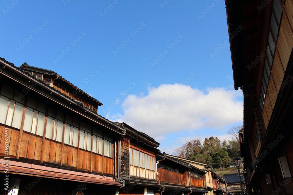 Higashi Chaya, a kind of old town of Kanazawa which also popular as Geisha district