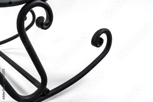 Beautiful curved ornaments of wrought iron