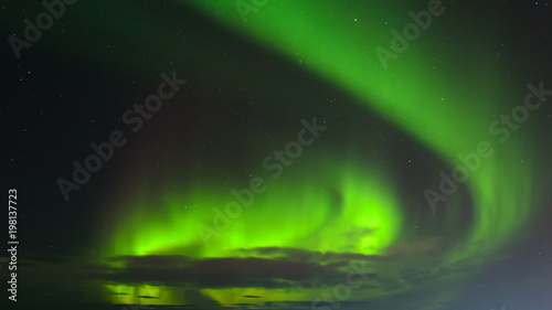 Fototapeta Naklejka Na Ścianę i Meble -  The Northern Lights, the Aurora in the night sky.