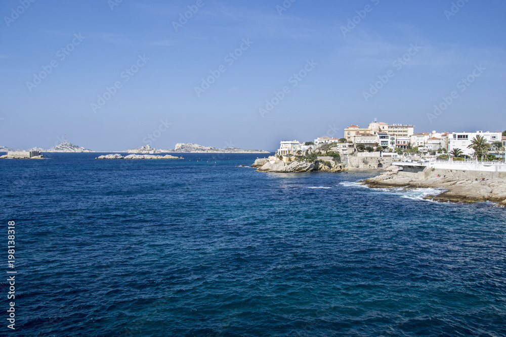 Marseille - Vue sur les îles de la Corniche