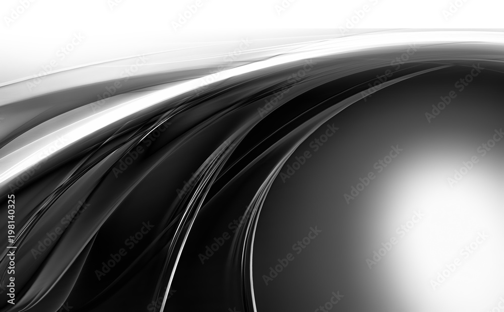 Obraz premium biały i czarny