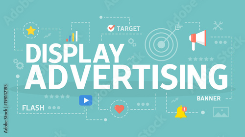Display advertising concept.