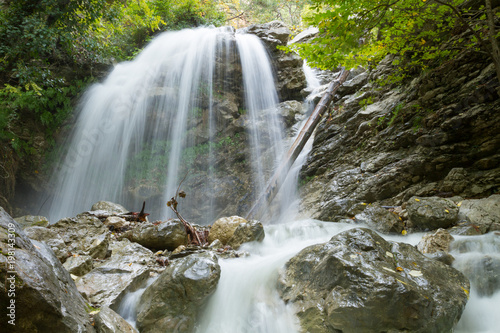 Jur-Jur waterfall in Crimea