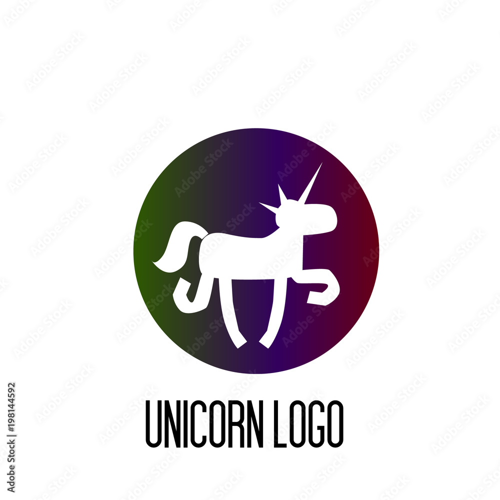 unicorn logo icon