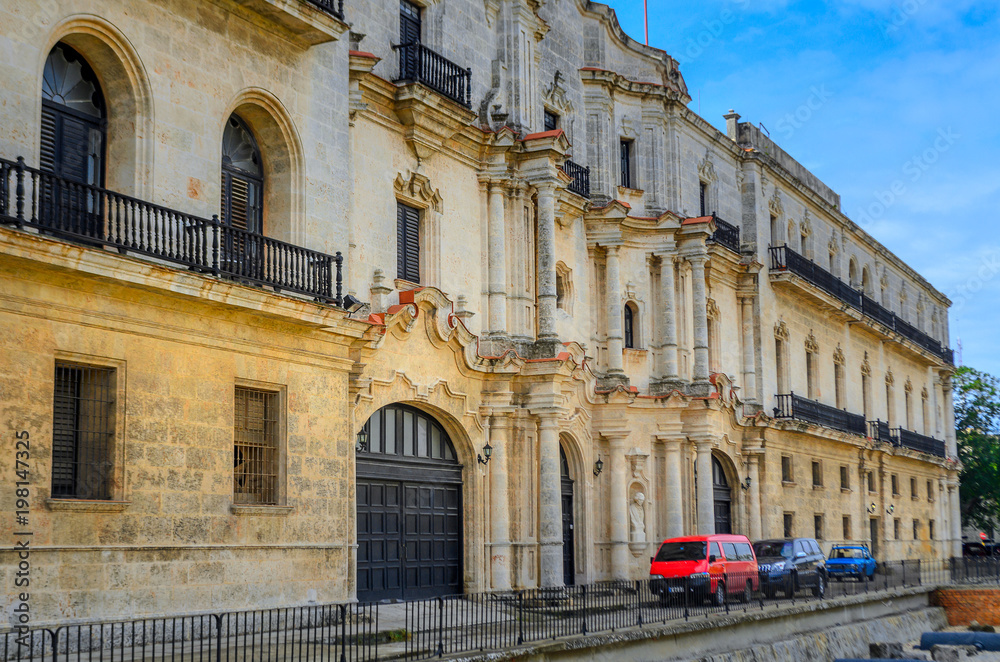 a building built in the classical colonial style, Havana, Cuba