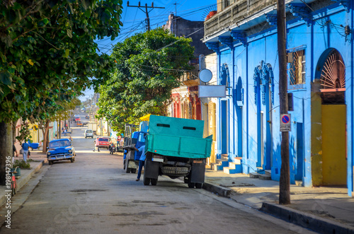 Photography street in a provincial town, Cuba