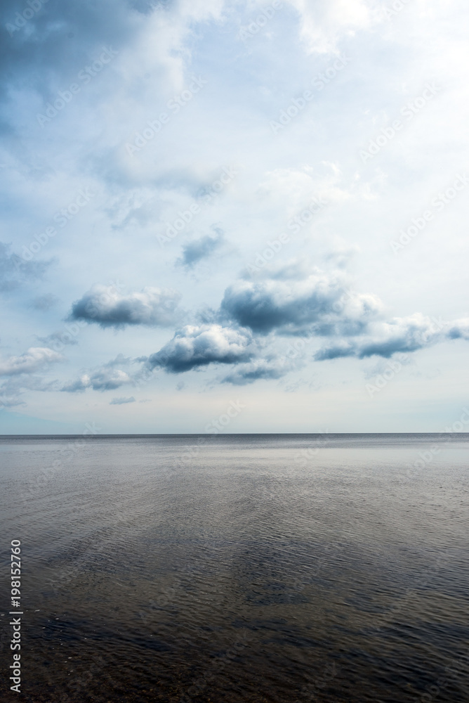 Clouds and Baltic sea. Clouds and Baltic sea.
