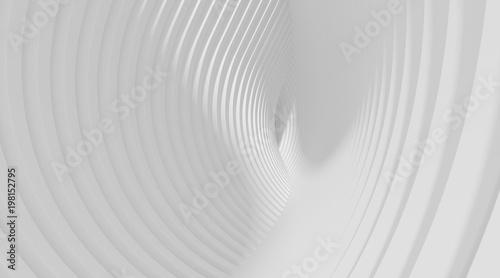 Abstract of white architectural pattern,Concept of future facade design on architecture,3d rendering 