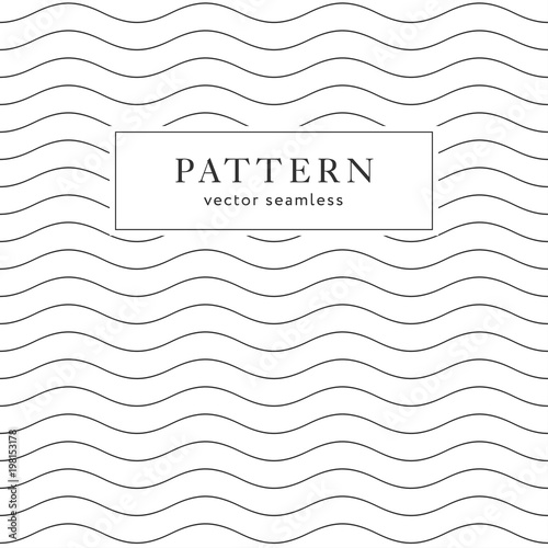 Waves geometric seamless pattern