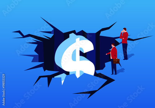 Businessman finds dollar in crack