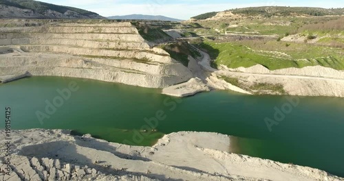 Unrehabilitated Coam Mining Pit and Lake photo