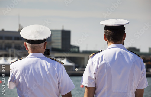 Photo Italian sailors in uniform