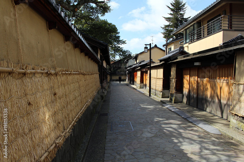 The Nagamachi area, known as samurai district of Kanazawa