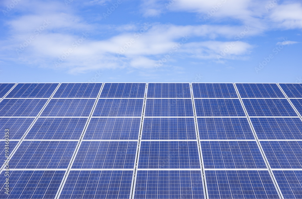 Solar energy by photovoltaic cells Solar energy by photovoltaic cells